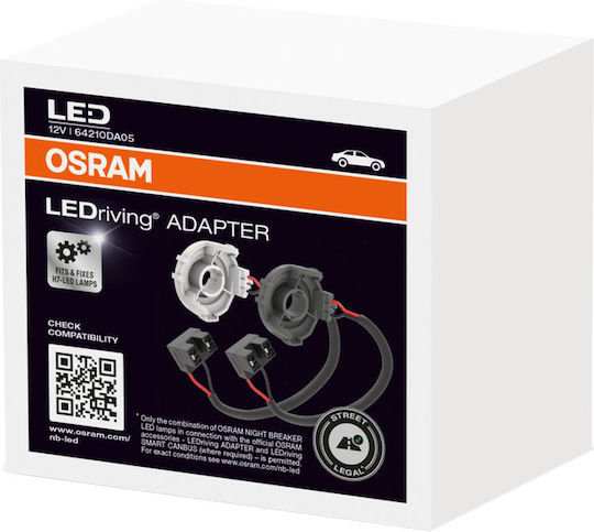Osram Headlight Bulb Holder LED H7 Universal 2pcs
