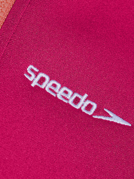 Speedo Kinder Badeanzug Einteilig Burgundisch