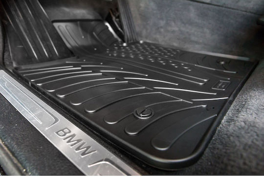 Auto Gs Set of Front and Rear Mats 4pcs for Volvo S60 Black