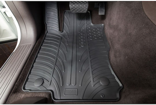 Auto Gs Set of Front and Rear Mats 4pcs for Volvo S60 Black