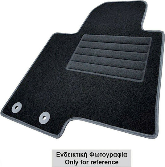 Cik Front Mats 2pcs for Volkswagen T6 2015 Black