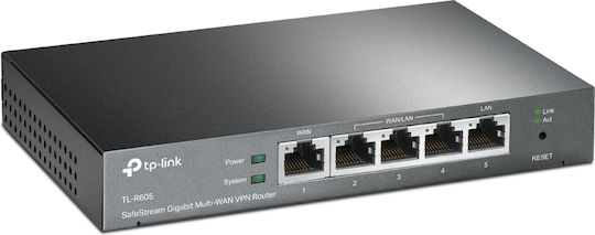 TP-LINK ER605 v2 Router με 4 Θύρες Gigabit
