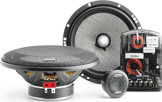 Focal AU-165AS Σετ Ηχεία Αυτοκινήτου Διαιρούμενα με 60W RMS (2 Δρόμων)