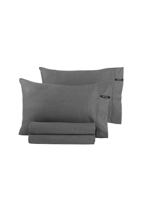 Guy Laroche Duvet Cover Cotton Satin Queen 225x245 Minimal Black & White