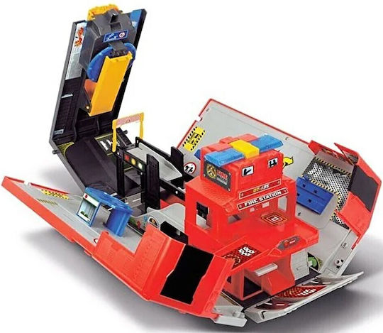 Dickie Folding Fire Station Πίστα Πυροσβεστικό για 3+ Ετών