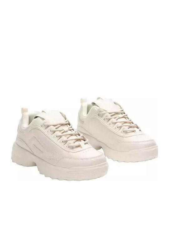 Damen Sneakers Beige