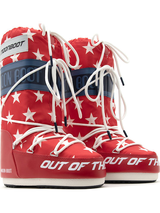 Damenstiefel Rot