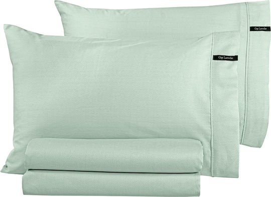 Guy Laroche Minimal Σεντόνι Υπέρδιπλο 240x270εκ. Mint