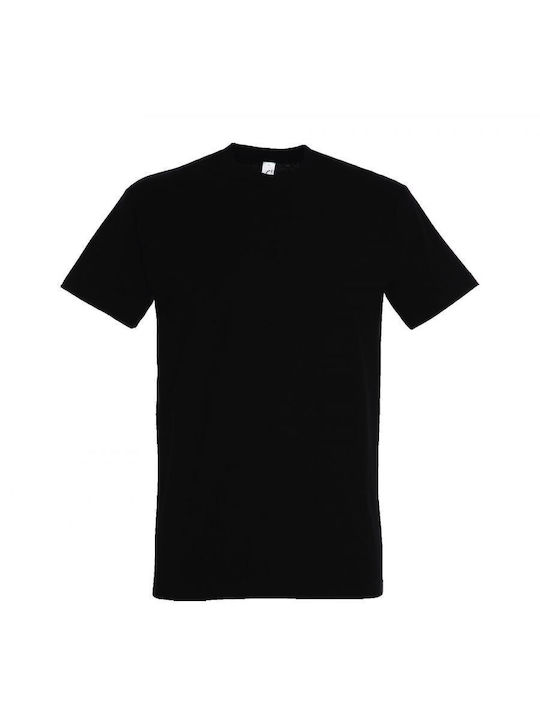 Sol's Werbe-T-Shirt in Schwarz Farbe