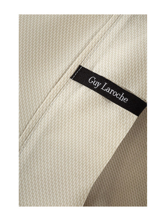 Guy Laroche Sheet Super-Double with Elastic 160x200+35cm. Minimal Natural