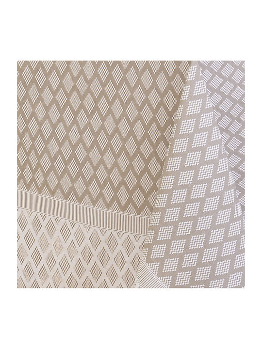 Melinen Tablecloth Cotton Anouk Beige 140x240cm