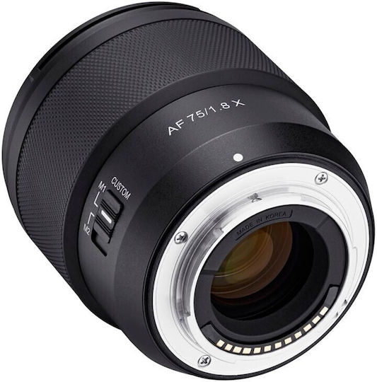 Samyang Crop Φωτογραφικός Φακός Telephoto για Fujifilm X Mount Μαύρος