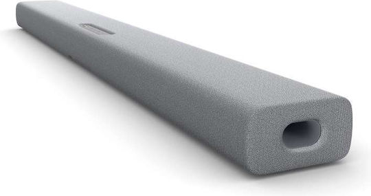Yamaha TRUE X BAR SR-X50A Саундбар 2.1.2 Bluetooth, HDMI и Wi-Fi 280W с Безжичен Субуфер и Дистанционно Светло сиво