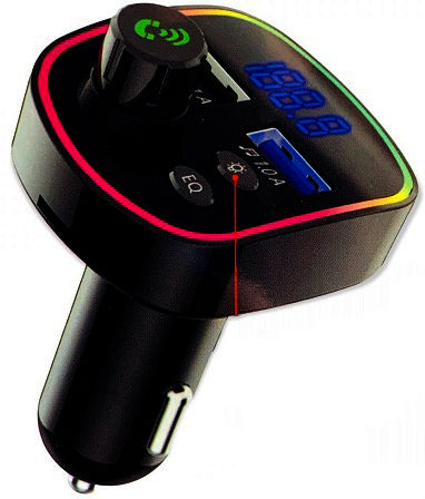 Allison FM Transmitter Αυτοκινήτου ALS-A64B με Bluetooth