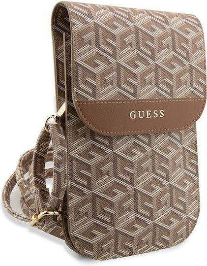 Guess GCube Stripe Beutel Beige GUWBHGCFSEW