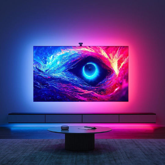 Govee Smart Ταινία LED Backlight T2 Wi-Fi Τηλεόρασης 12V RGB Φως 3.6m με Τροφοδοτικό & WiFi Controller