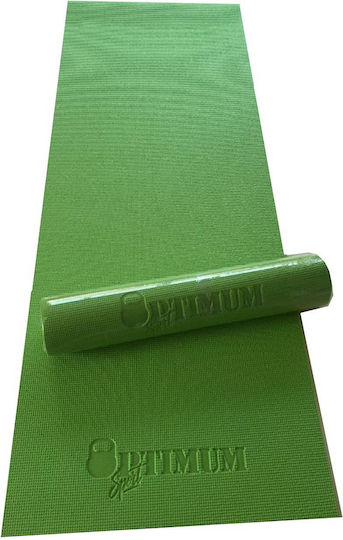 Optimum Yoga Mat 0,6cm Exercise Mat Green (173x61x0.6cm)