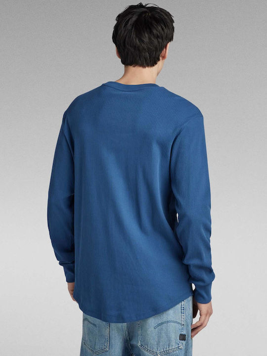 G-Star Raw Lash R Men's Long Sleeve Blouse Blue