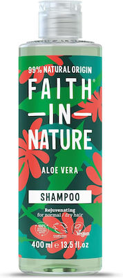 Faith in Nature Aloe Vera Σαμπουάν κατά της Πιτυρίδας για Ξηρά Μαλλιά 400ml