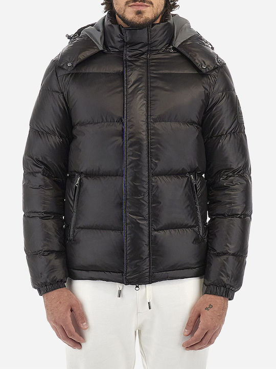 La Martina Men's Winter Puffer Jacket Black