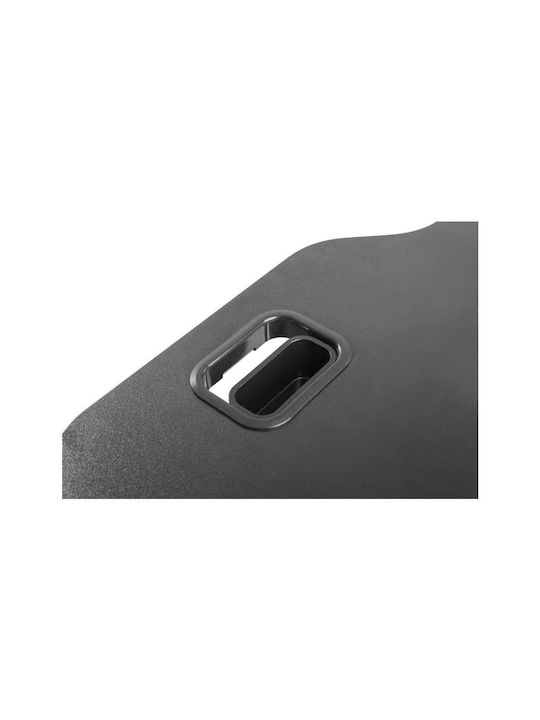 Gaming Office Ergonomic Standing SD-1 Wooden Black with Metal Legs & Adjustable Height 79.5x54x40.7cm