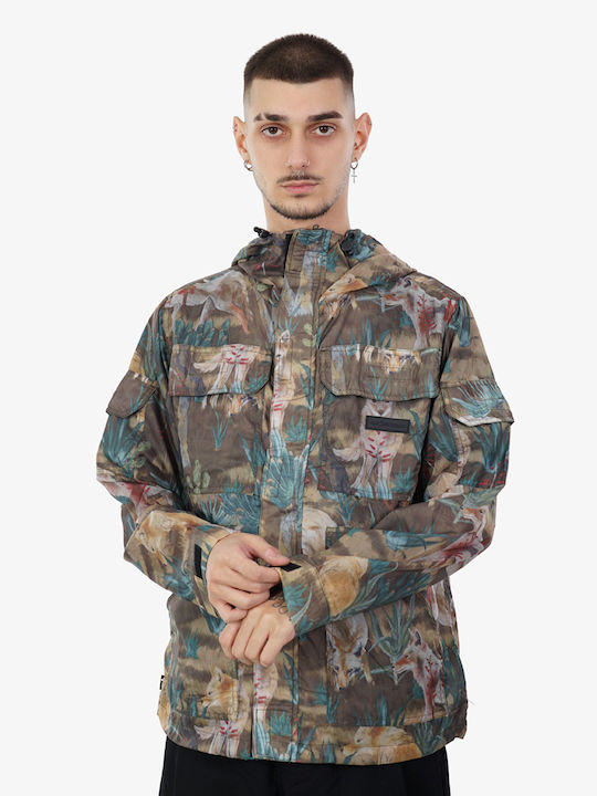 The Hundreds Herren Jacke Lässig Wasserdicht Mehrfarbig