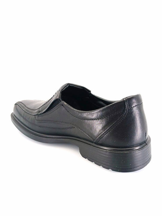 Δερμάτινα Ανδρικά Loafers σε Μαύρο Χρώμα