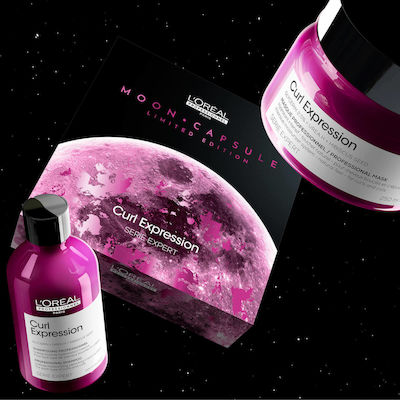 L'Oréal Professionnel Women's Hair Care Set Moon Capsule Limited Edition Curl Expression with Shampoo / Mask 2pcs