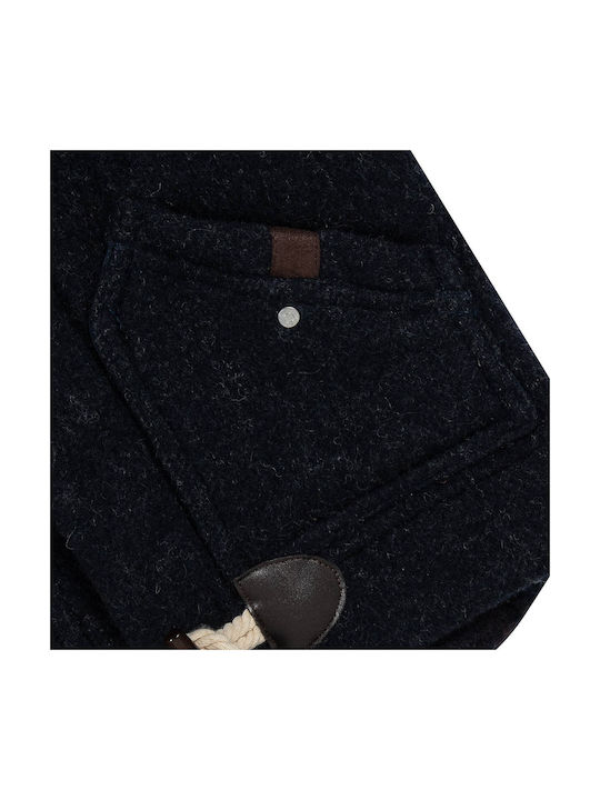 Kids Coat Long with Hood Blue