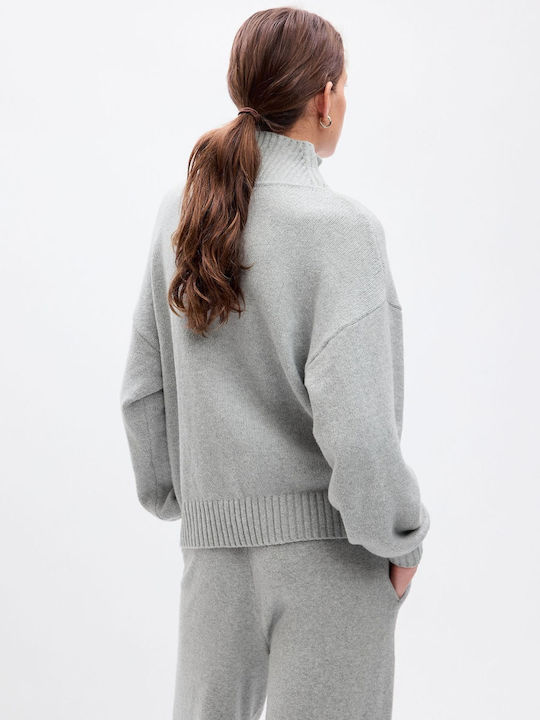 GAP Women's Long Sleeve Sweater Cotton Gray