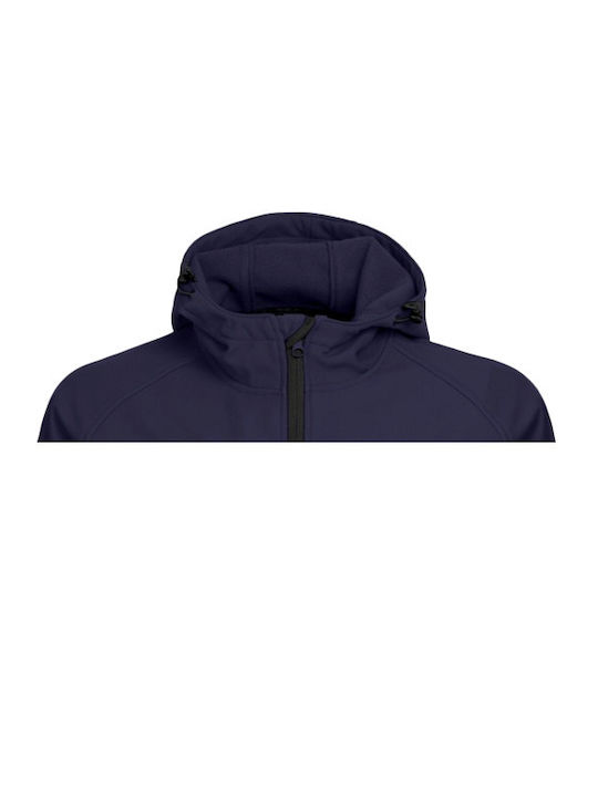 Stenso Reef Work Jacket Softshell with Hood Navy Blue