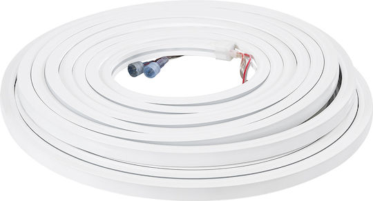 GloboStar Rezistent la apă Bandă LED 12V RGB Lumină 10m Neon Flex cu Sursă de alimentare