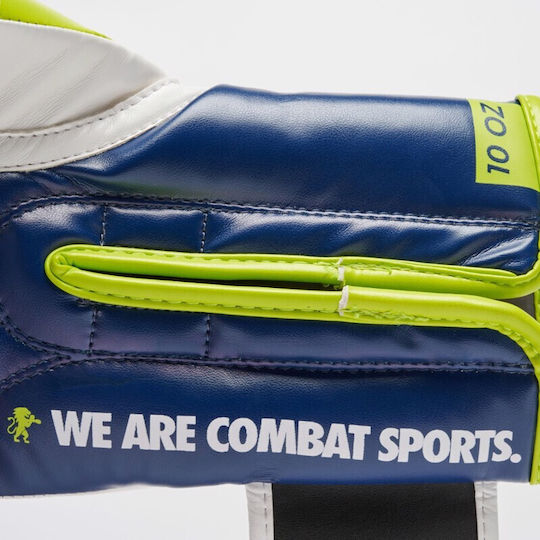 Leone 1947 Boxhandschuhe aus Synthetikleder für Kampf Blau