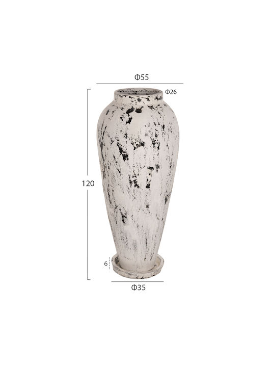 Freebox Decorative Vase Orange 26x6cm