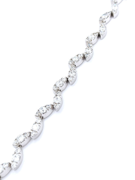 PS Silver Bracelet Riviera made of Silver with Zircon