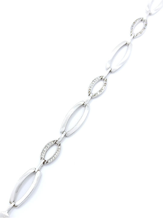 PS Silver Bracelet Riviera made of Silver with Zircon