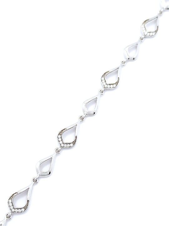 PS Silver Bracelet Riviera made of Silver with Zircon