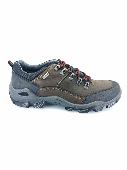 Imac Men's Hiking Shoes Waterproof Brown