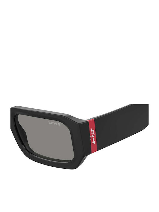 Levi's Unisex Sunglasses with Black Plastic Frame and Black Lens LV1034/S 807/IR