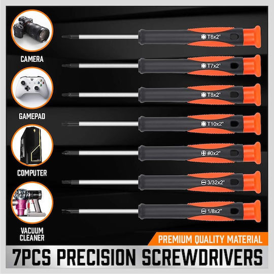 Set 124 Magnetic Screwdrivers with 124 Interchangeable Tips