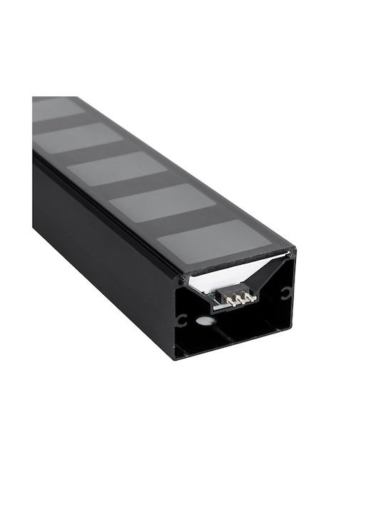 GloboStar Digicolumn LED Φωτιστικό Δαπέδου Υ122xΜ3.4εκ. με RGB Φως 960lm Μαύρο