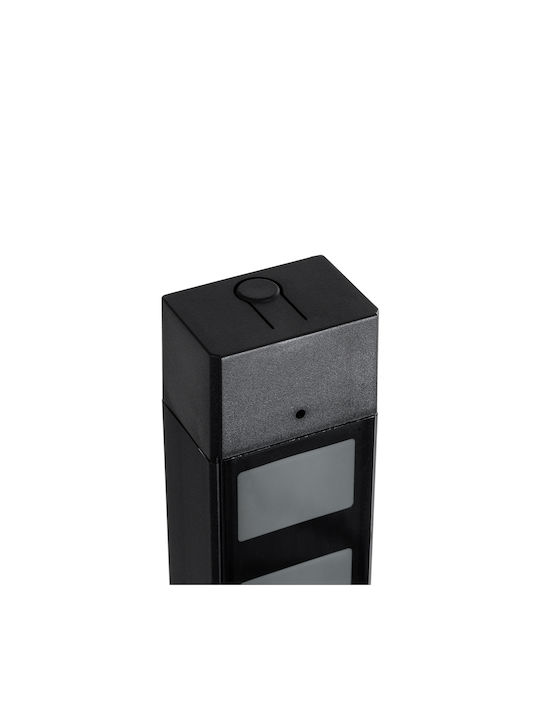 GloboStar Digicolumn LED Φωτιστικό Δαπέδου Υ122xΜ3.4εκ. με RGB Φως 960lm Μαύρο