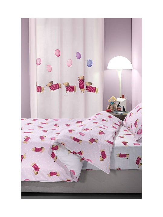 Saint Clair Σετ Παιδική Παπλωματοθήκη Μονή Fuchsia
