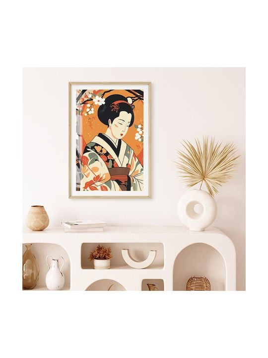 Walls Αφίσα Geisha In Kimono 30x40cm