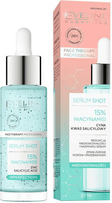 Eveline Shot 15% Niacinamide Ενυδατικό Serum Προσώπου 30ml