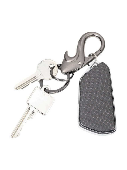 Troika Keychain Opener Metallic Gray
