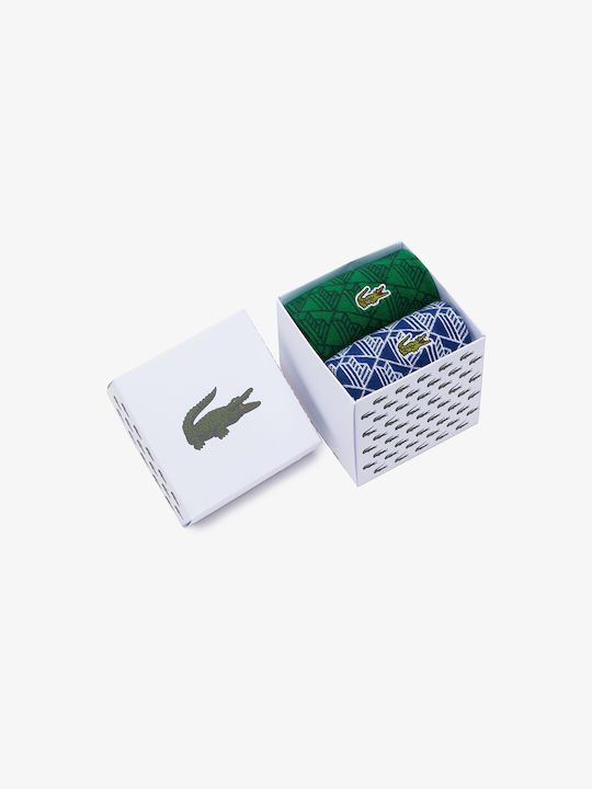 Lacoste Ανδρικές Κάλτσες Πολύχρωμες 2Pack