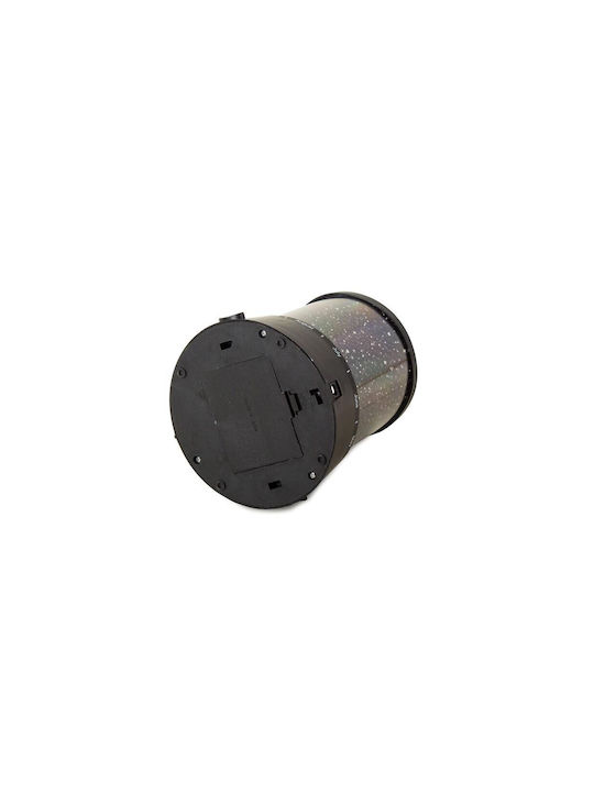 Led Παιδικό Φωτιστικό Projector με Προβολή Αστεριών 10.5x10.5x11.5εκ.