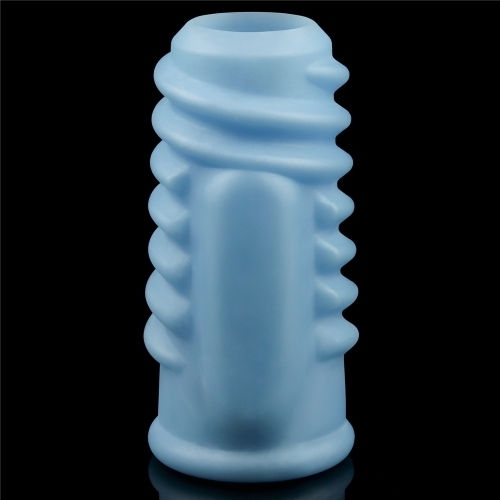 Lovetoy Vibrating Cock Ring Schwanz Blau