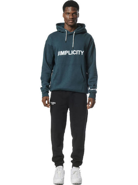 Simplicity Sweatshirt with Hood Green